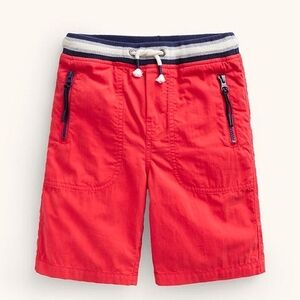 Mini Boden • Poppy Red Knee Length Adventure Shorts Nwot Size 9Y